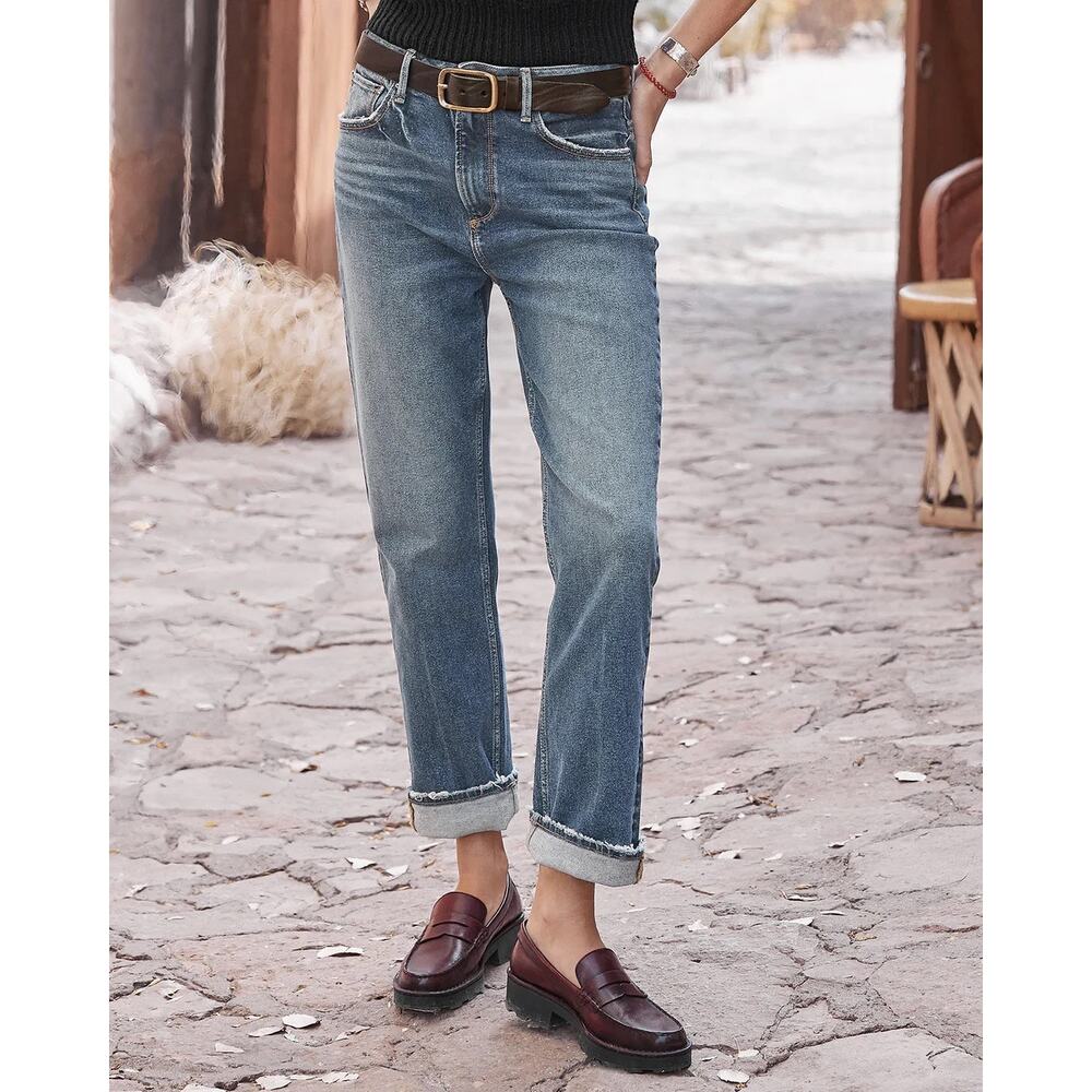 DRIFTWOOD Blue Straight Leg Jeans